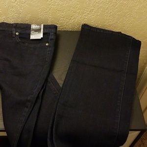 New York and company dark rinse bootcut jeans
